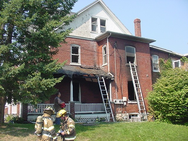 3 Alarm House Fire-Highland Ave 