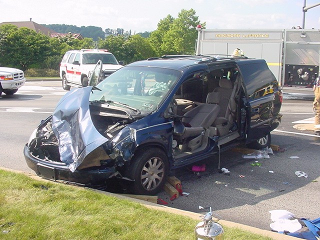 Quarry Road accident after patient is removed