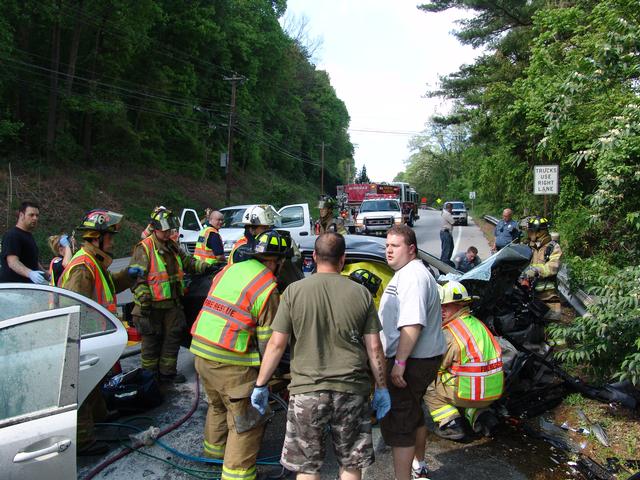 Accident w/ Entrapment and Fire, Rt.113 May 2009